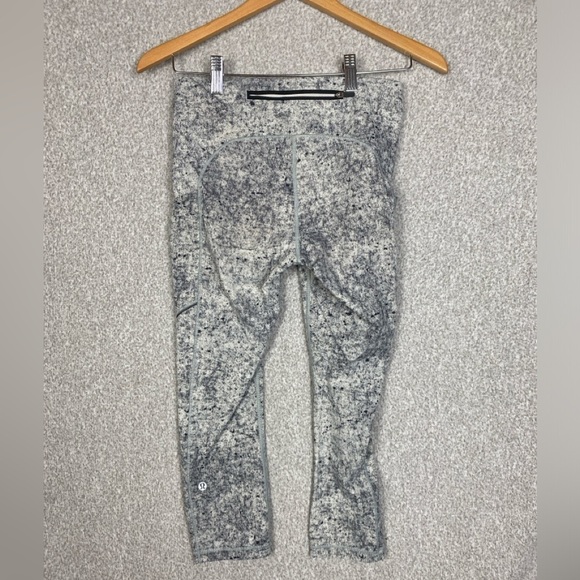 Lululemon speed up crop 21” luxtreme Antiqued Alpine white multi running - Picture 5 of 12